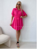 Košeľové šaty balerina fuchsia AB 124