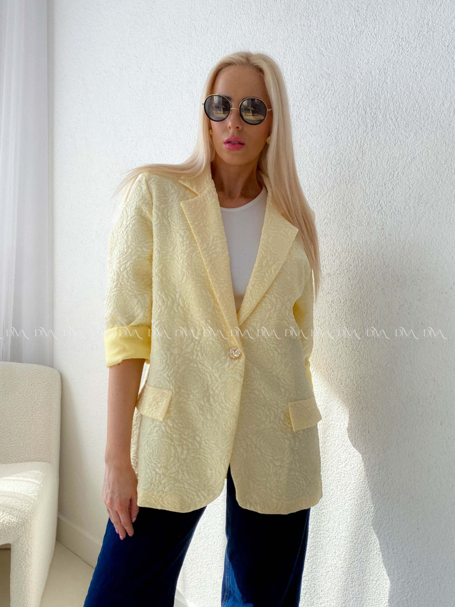 Oversize sako rosses butter yellow AB 120 Oversize sako rosses butter yellow AB 120