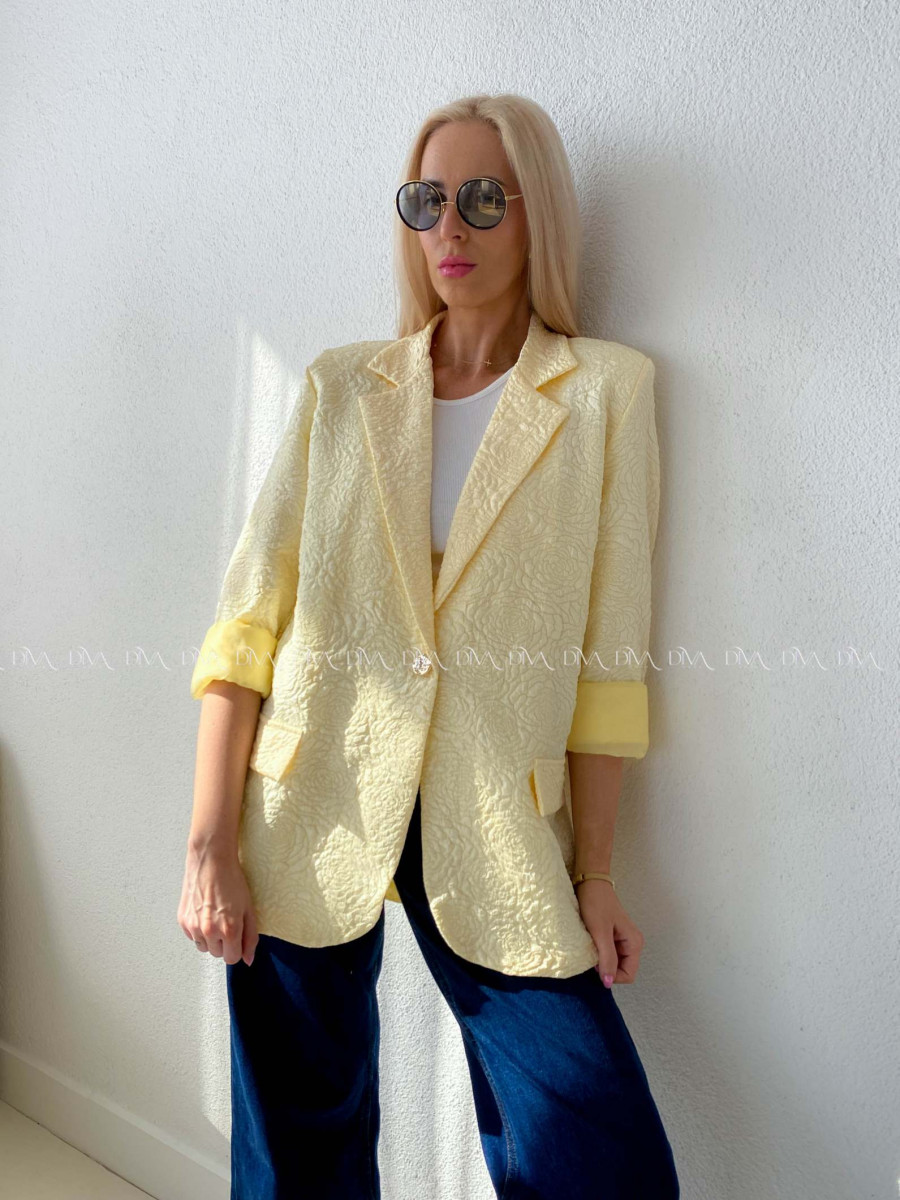 Oversize sako rosses butter yellow AB 120 Oversize sako rosses butter yellow AB 120