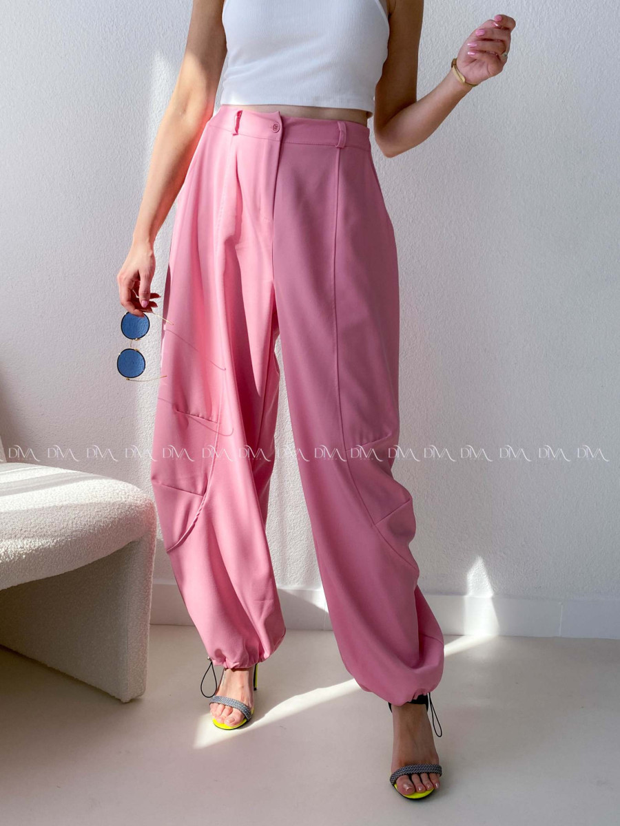 Široké pumpki ružové AB 122