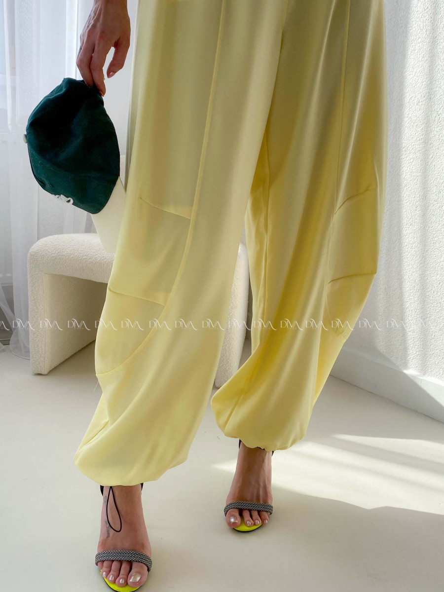 Široké pumpki žlté AB 122