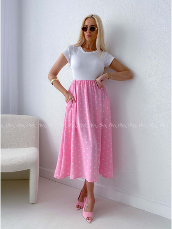 Bodkované šaty Doris AB 131