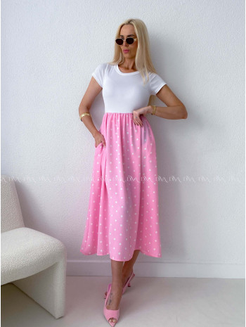 Bodkované šaty Doris AB 131