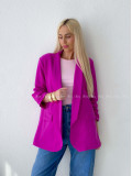Sako s riasenými rukávmi magenta AB 169