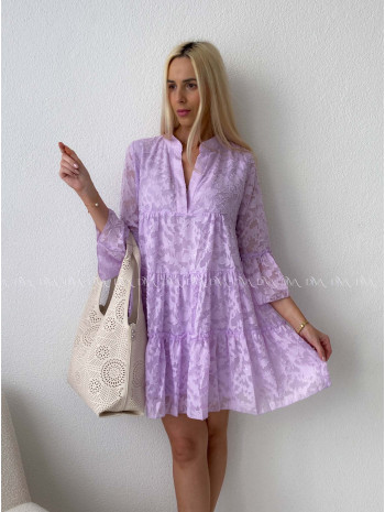 3D krátke šaty Lilac AB 175