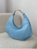 Kabelka prepletaná Valentino creations baby modrá