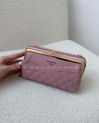 Crossbody kabelka Gallantry Paris ružová