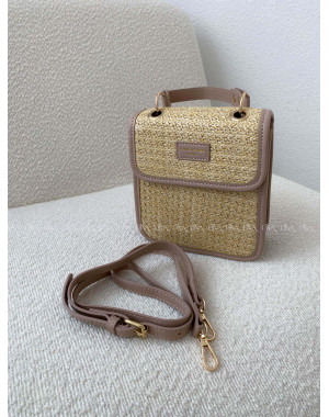 Crossbody kabelka David Jones taupe