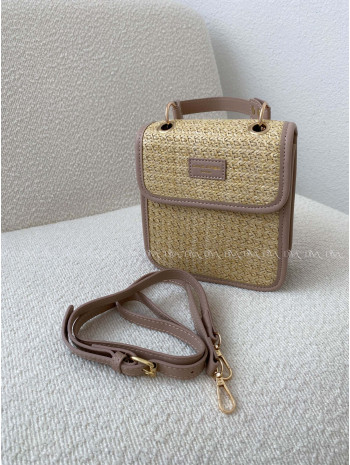 Crossbody kabelka David Jones taupe