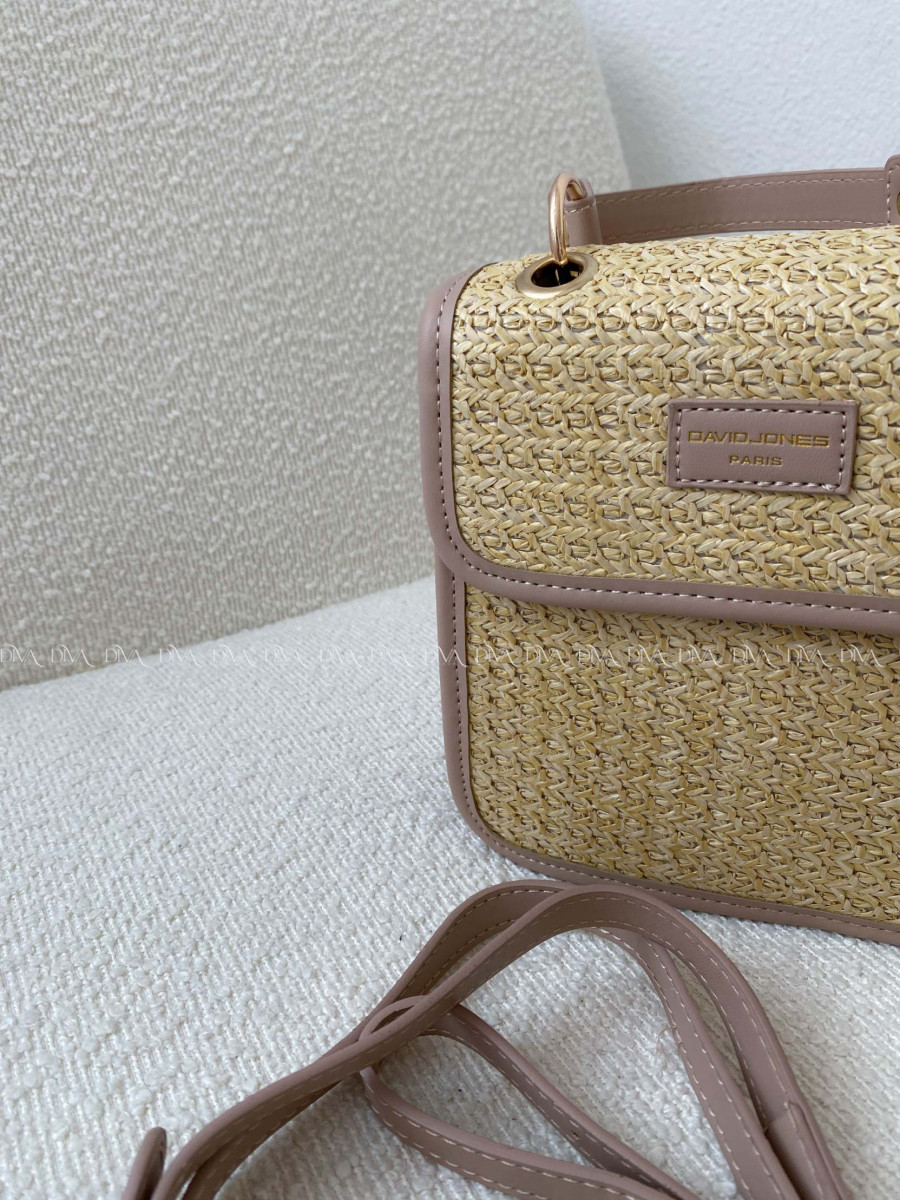 Crossbody kabelka David Jones taupe