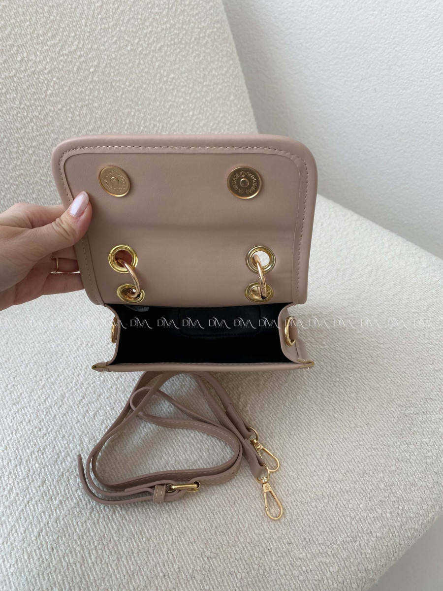 Crossbody kabelka David Jones taupe