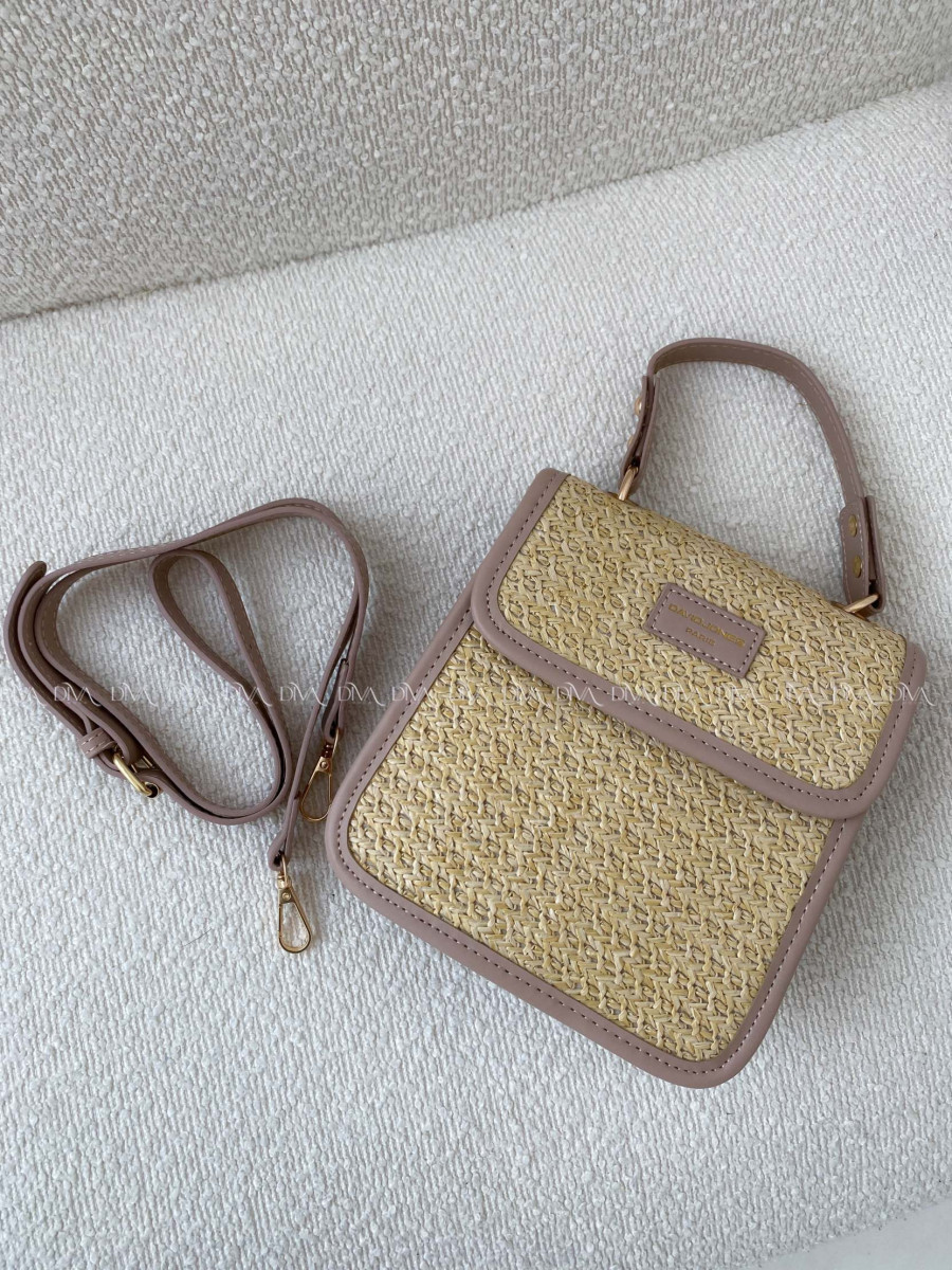 Crossbody kabelka David Jones taupe