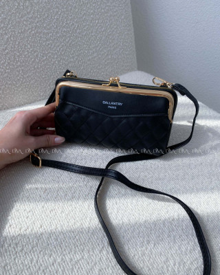 Crossbody kabelka Gallantry Paris čierna