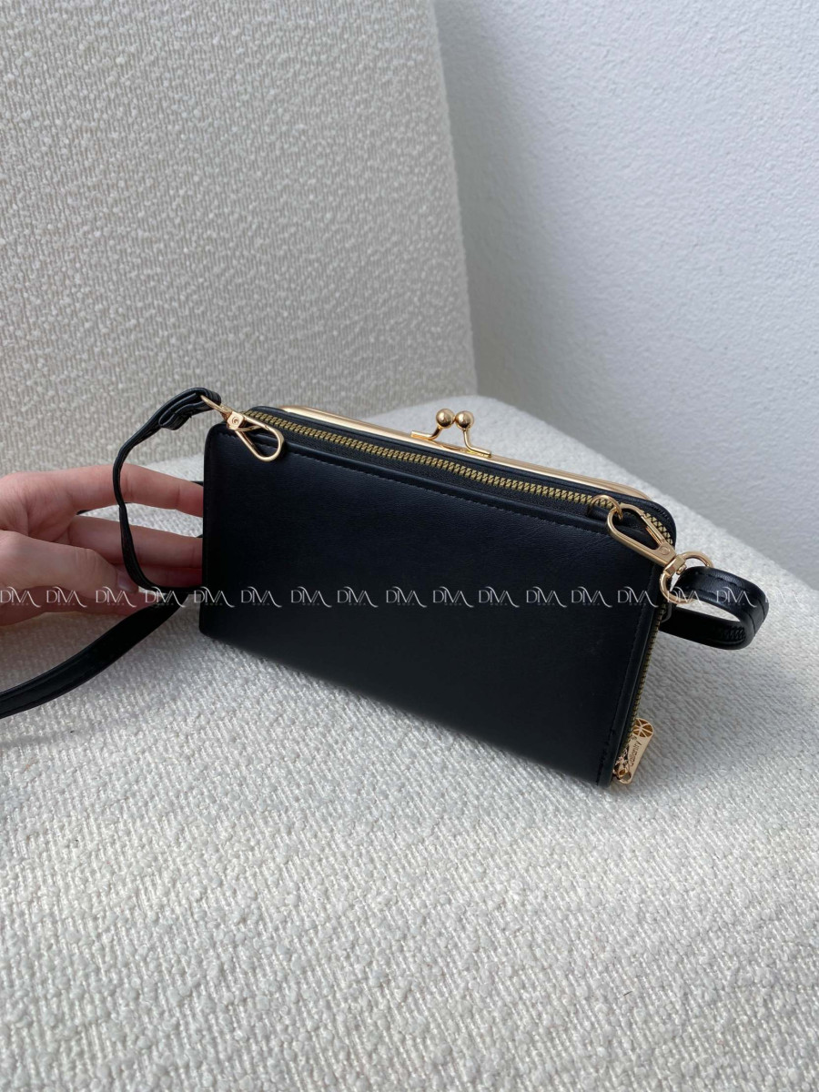 Crossbody kabelka Gallantry Paris čierna