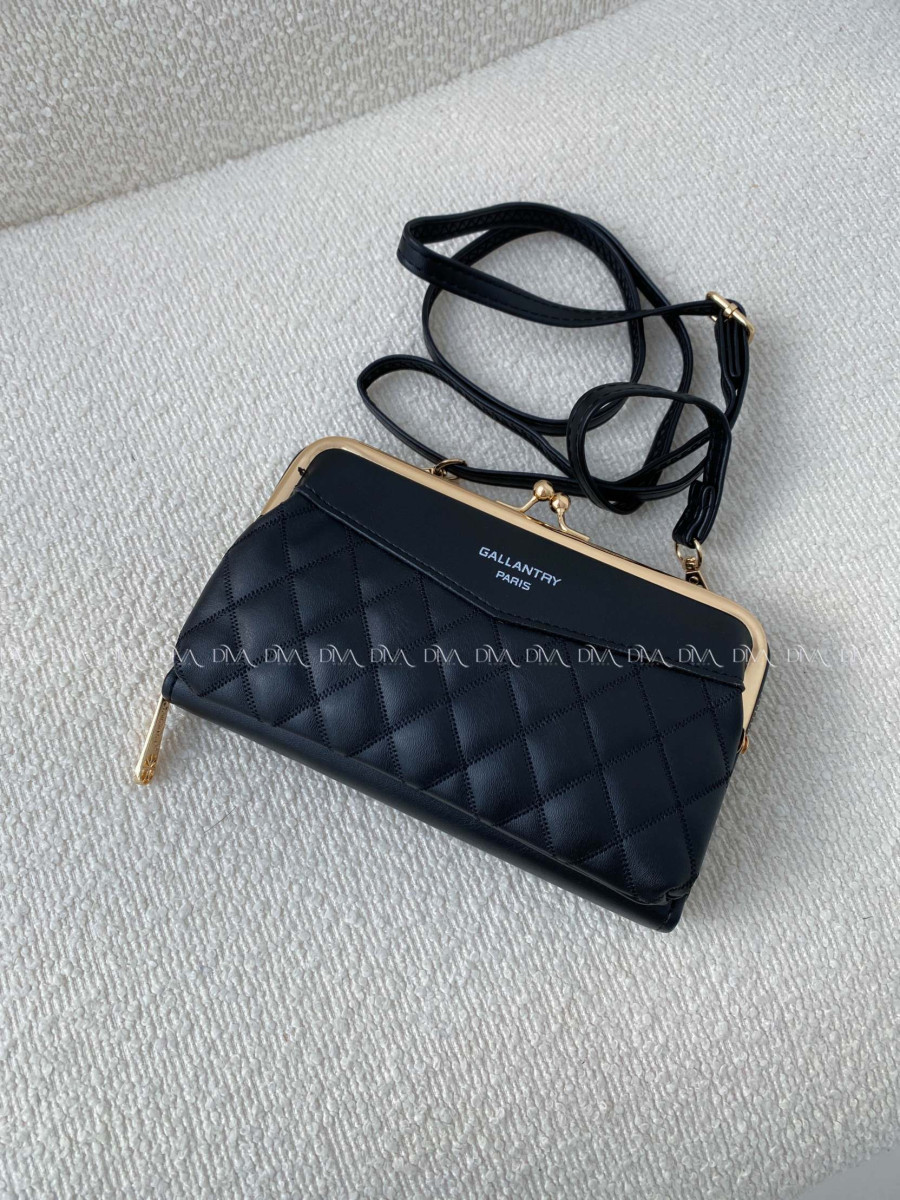 Crossbody kabelka Gallantry Paris čierna