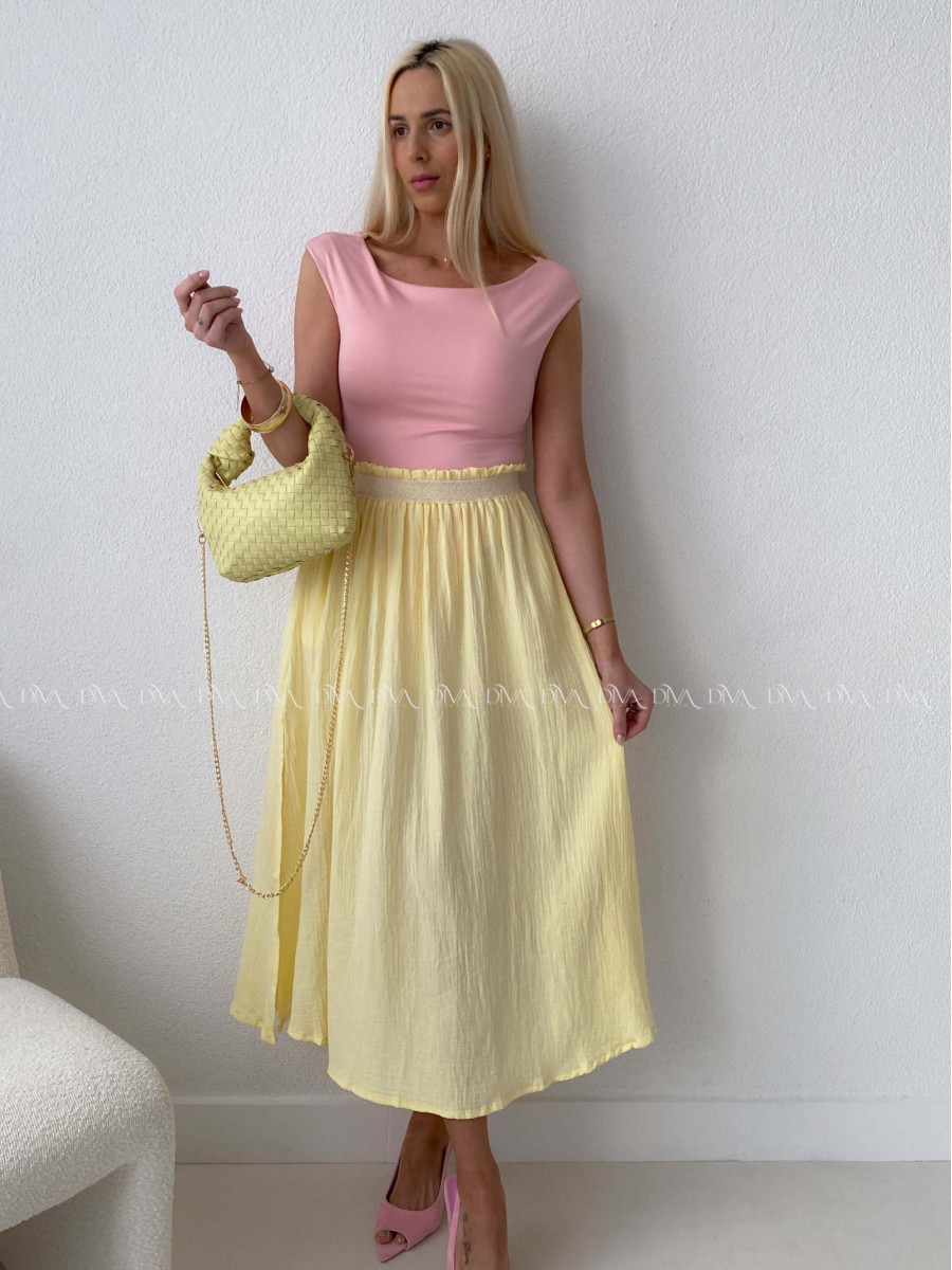 Lodičkové body bez rukávov pudrovo ružové AB 110