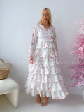 Dietované boho maxi šaty s kvetinkami ABB 42 Dietované boho maxi šaty s kvetinkami ABB 42