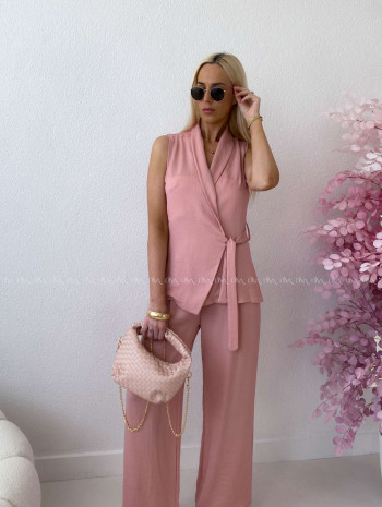 Zavinovací komplet vesta+ nohavice dusty rose AB 263 Zavinovací komplet vesta+ nohavice dusty rose AB 263