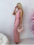 Zavinovací komplet vesta+ nohavice dusty rose AB 263