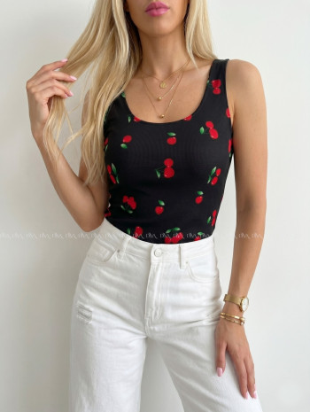 Tielko cherry čierne M 427
