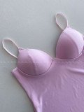 Push up korzetový top na ramienka baby pink AB 267 Push up korzetový top na ramienka baby pink AB 267