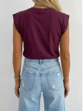 Basic tričko burgundy AB 279