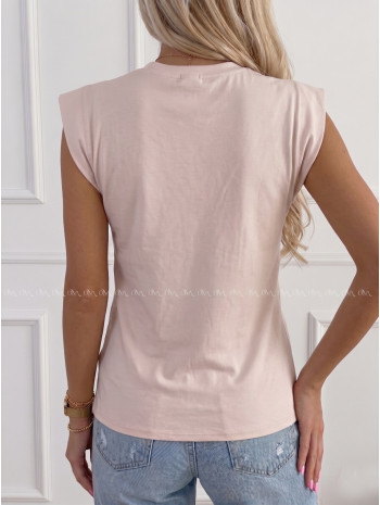 Basic tričko tm. béžové AB 279 Basic tričko tm. béžové AB 279