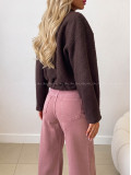 Teddy bomber bunda čokoládová AB 553 Teddy bomber bunda čokoládová AB 553
