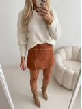 Jelenicový skort škoricový AB 700 Jelenicový skort škoricový AB 700