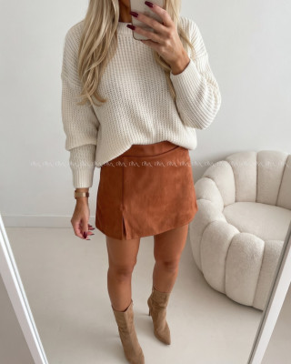 Jelenicový skort škoricový AB 700