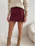 Jelenicový skort burgundy AB 700 Jelenicový skort burgundy AB 700