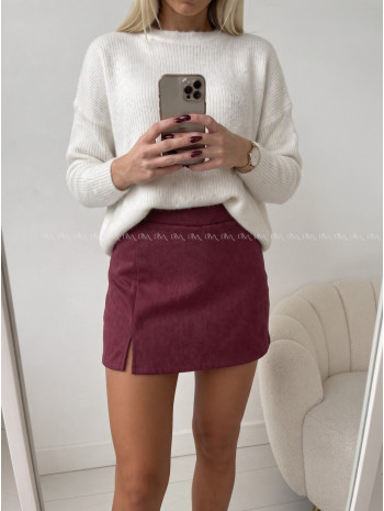 Jelenicový skort burgundy AB 700 Jelenicový skort burgundy AB 700