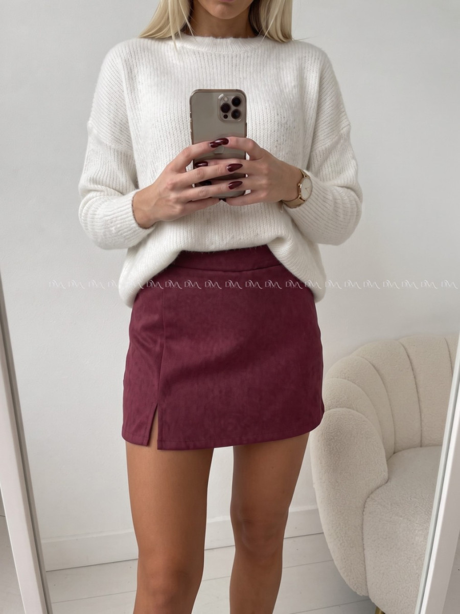 Jelenicový skort burgundy AB 700 Jelenicový skort burgundy AB 700