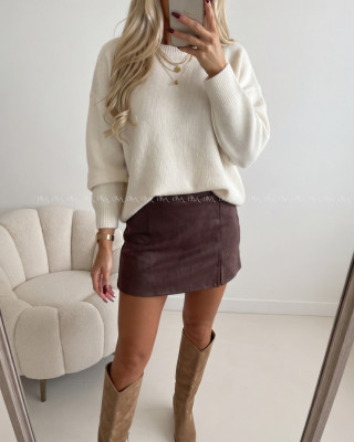 Jelenicový skort čokoládový AB 700