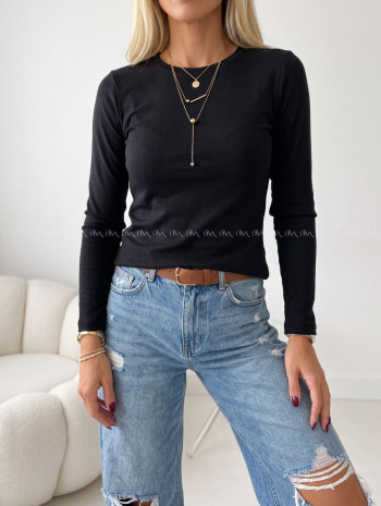 Basic top čierny AB 815 Basic top čierny AB 815