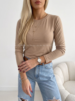 Basic top latté hnedý AB 815