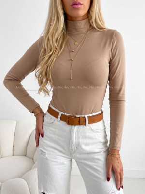Basic rolákové body latté hnedé AB 816