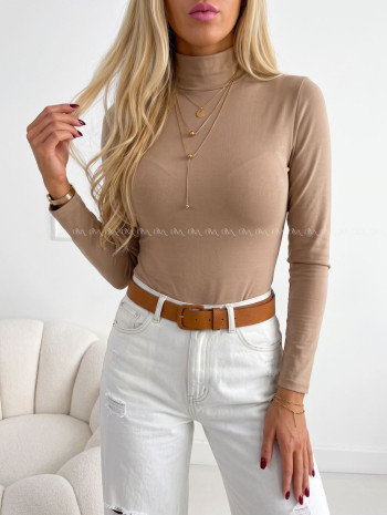 Basic rolákové body latté hnedé AB 816