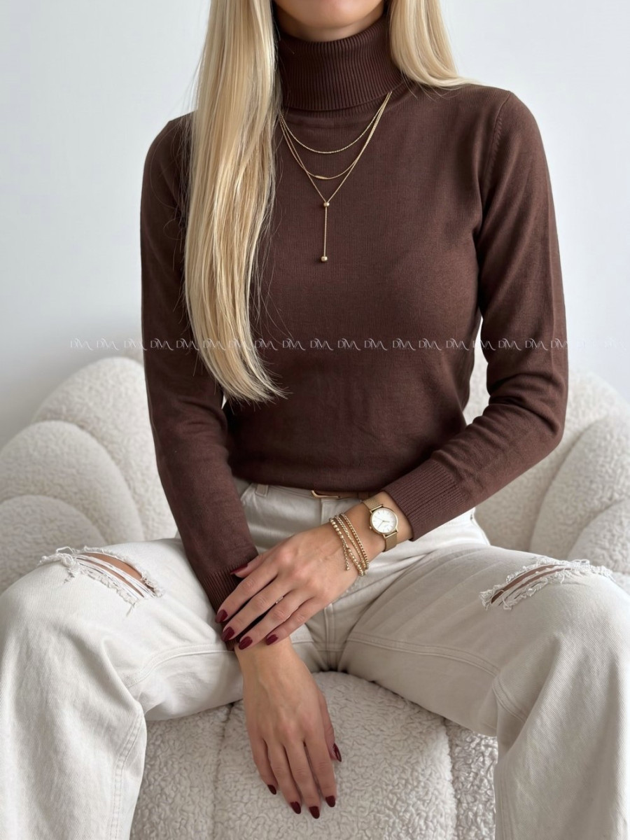 Basic hladký rolák čokoládový SS 23