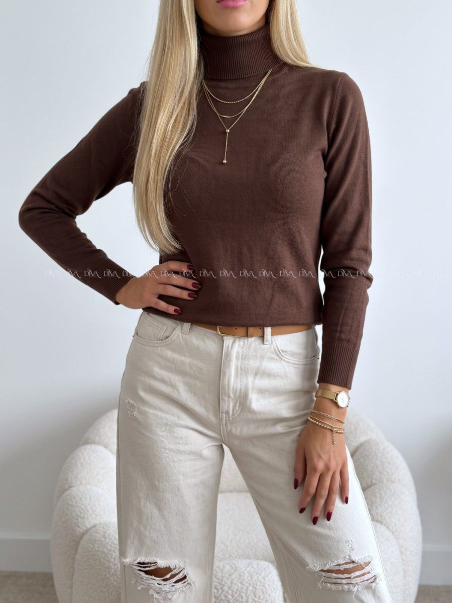 Basic hladký rolák čokoládový SS 23