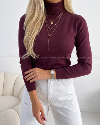 Basic rolák burgundy VV 333