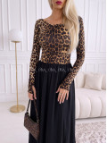 Maxi šaty leopardie ellie VV 110