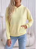Oversize hladká mikina žltá AB 25 Oversize hladká mikina žltá AB 25