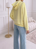 Oversize hladká mikina žltá AB 25 Oversize hladká mikina žltá AB 25