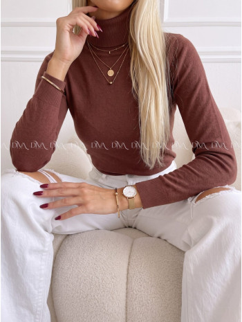 Basic hladký rolák kakao/čokoláda SS 23